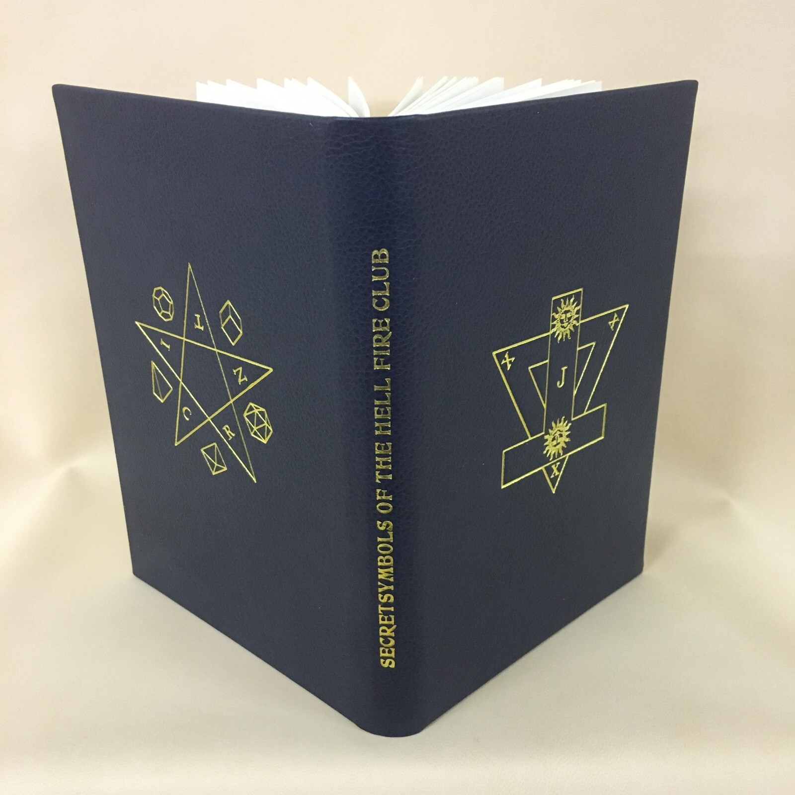 Secret Symbols of The Hell Fire Club leather copy  Dashwood West Wycombe occult