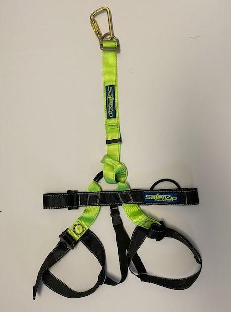 Zip line Trolley Pro II (Bundle) Includes Trolley, harness, carabiner, lanyard