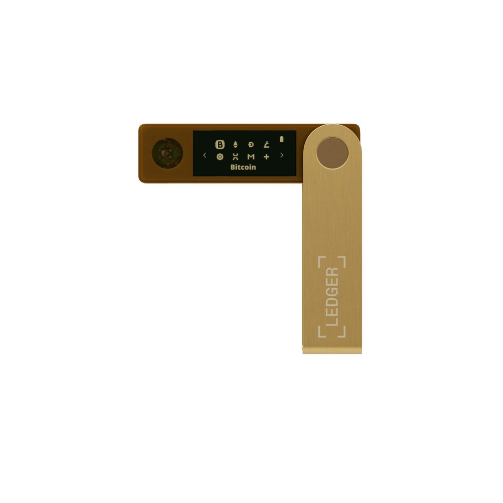 Ledger - Nano X Crypto Hardware Wallet - Bluetooth - Gold