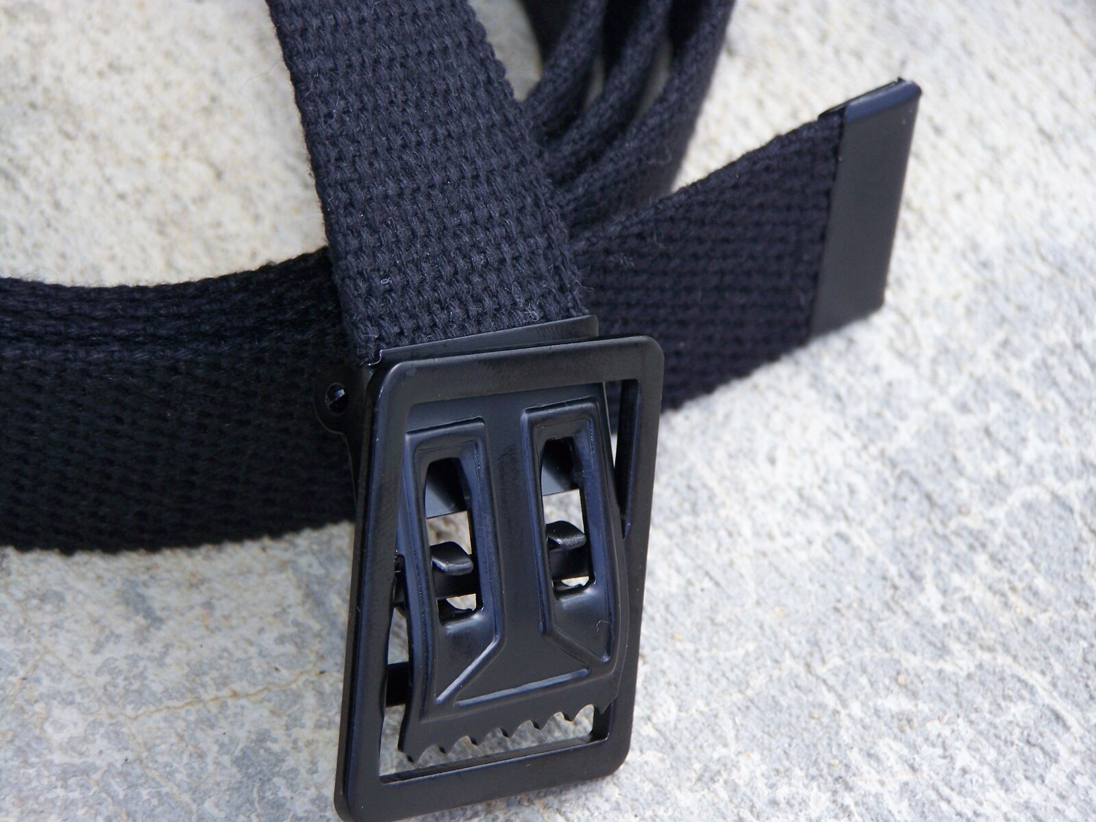 Belt Web Military Black USMC Marine Corps Army Style Jeans Golf Tennis Vet Sport