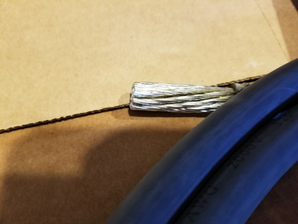 Caterpillar 1 AWG 9ft 2000V Electric Cable