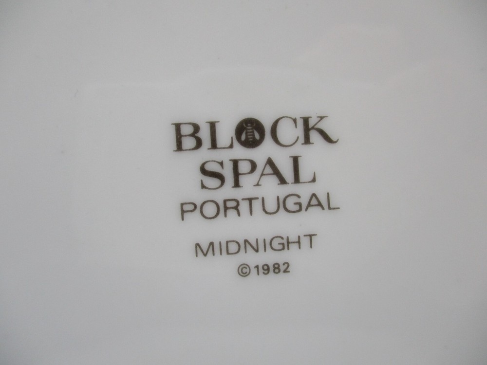 BLOCK MIDNIGHT SALAD PLATE - 8" 1307F