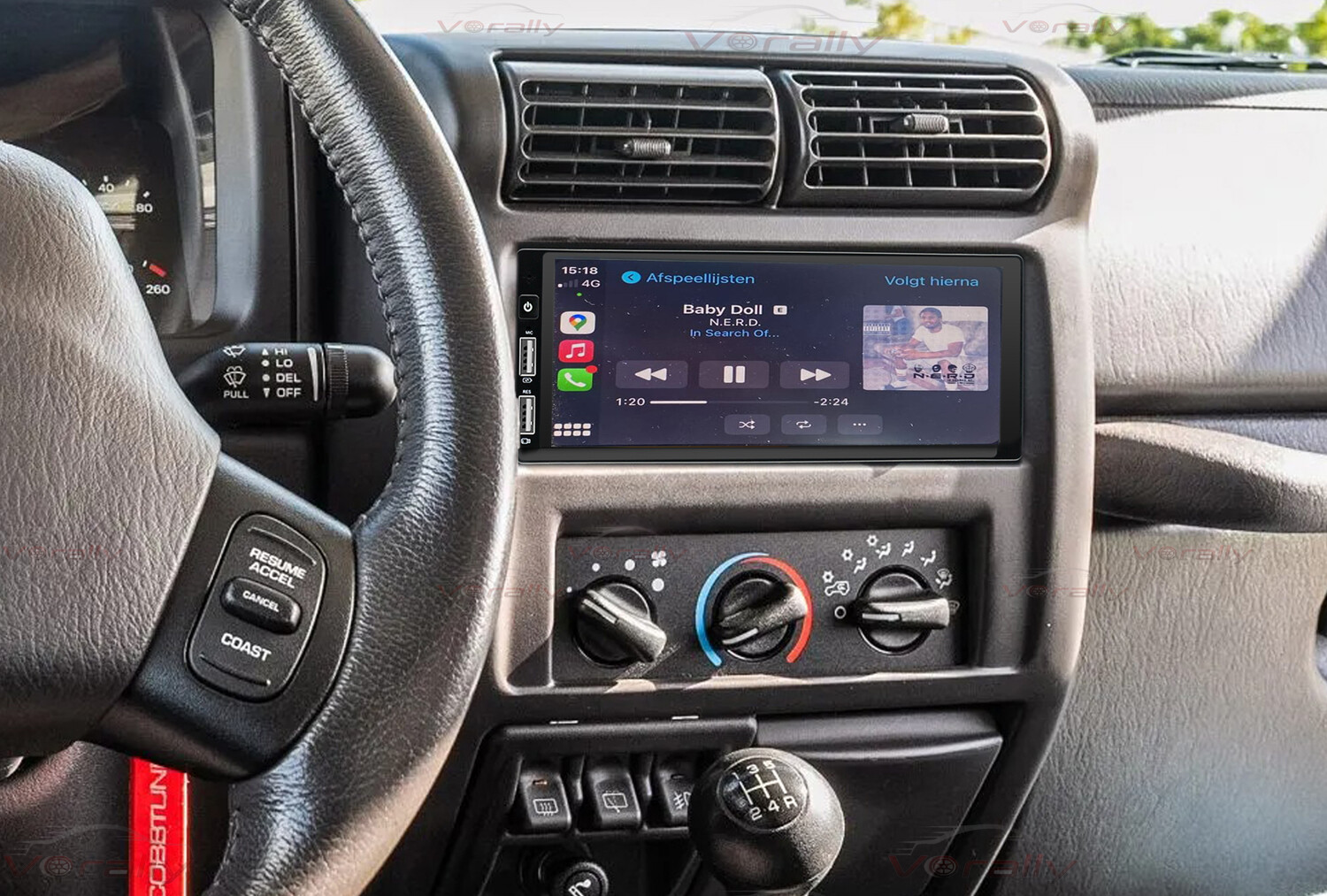 For Jeep Wrangler 1997-2002 Jeep TJ Apple Carplay Stereo Radio Android Nav Play