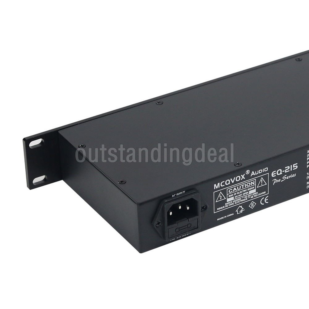 Professional Stage Audio Equalizer High Performance Audio Tuner E4mmwi os67