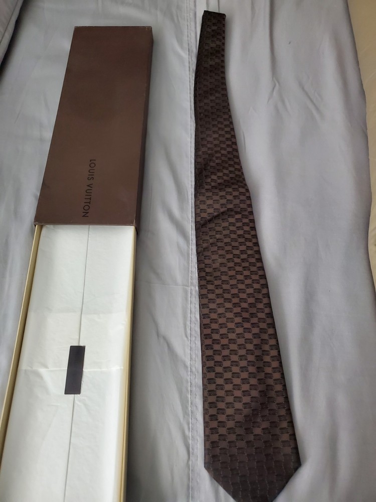 louis vuitton men Silk Ti