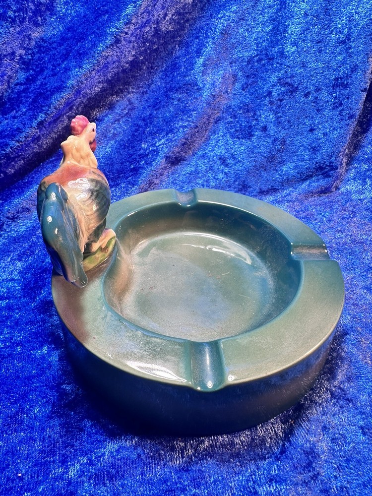 Vintage Rooster Ashtray L&M Inc