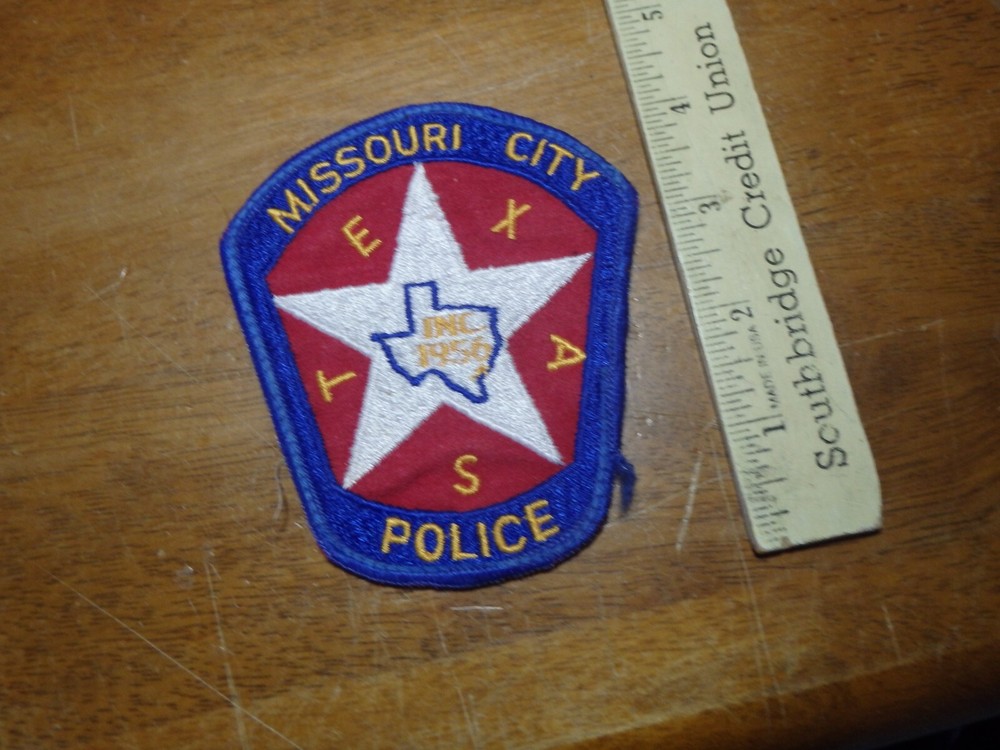 MISSOURI TEXAS VEST OBSOLETE PATCH BX AAA #9