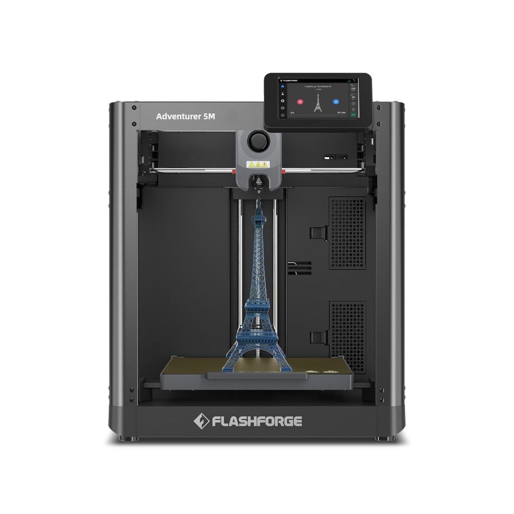Flashforge Adventurer 5M 3D Printer, 600mm/s High-Speed 3D Printer with Auto ...