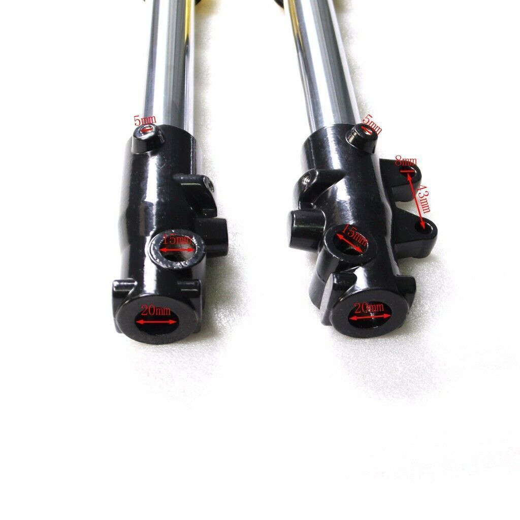 29" Front Forks Triple Tree 70/100-19 Wheel Tire Brake 15mm Dirt Bike CRF 150cc