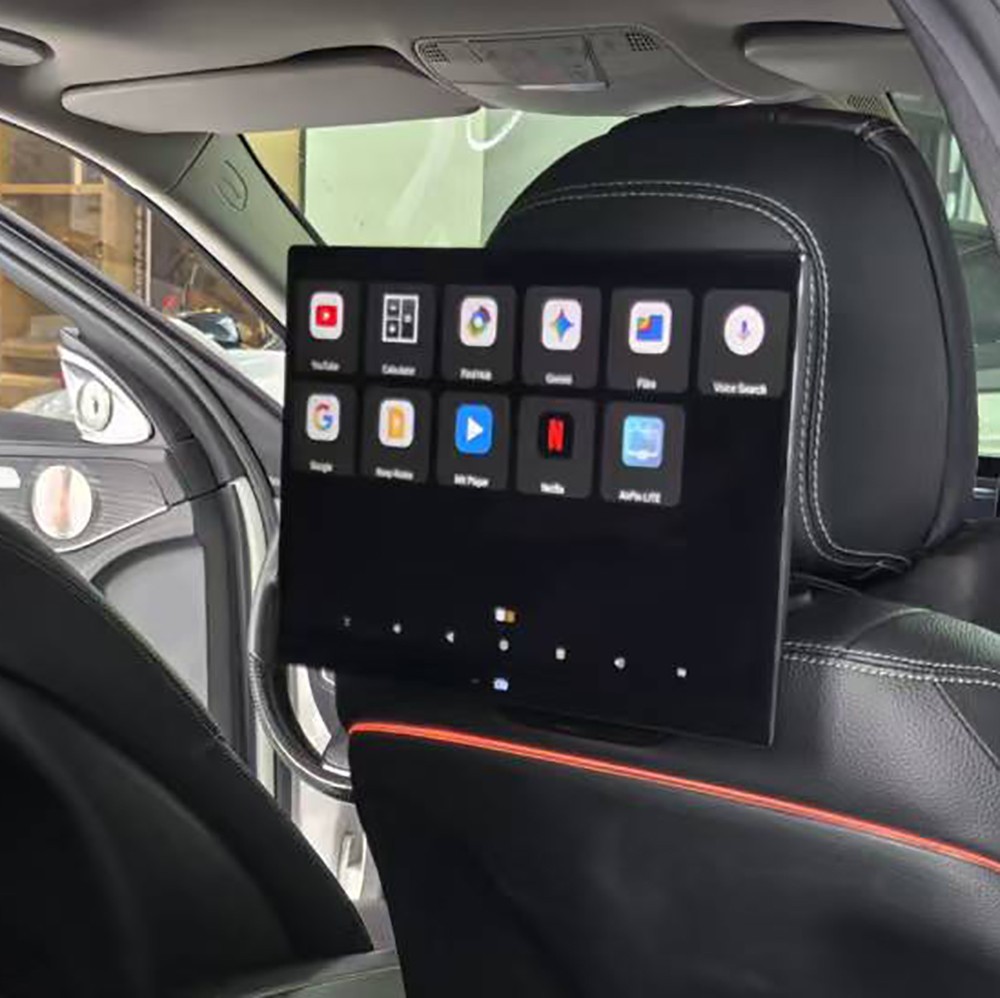 For Audi Q7 2019 Car TV Headrest Player Rear Monitor Video HDMI WIFI Android 16