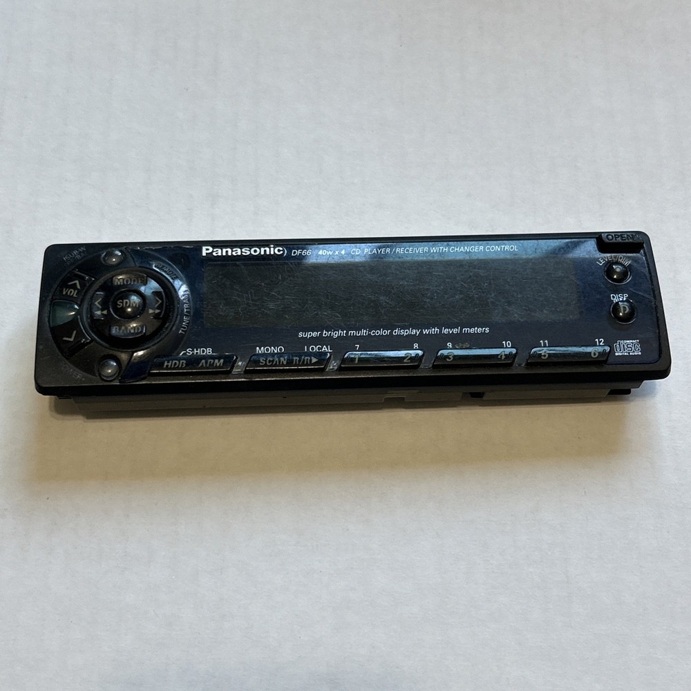 Panasonic DF66 Replacement Faceplate For Car Stereo