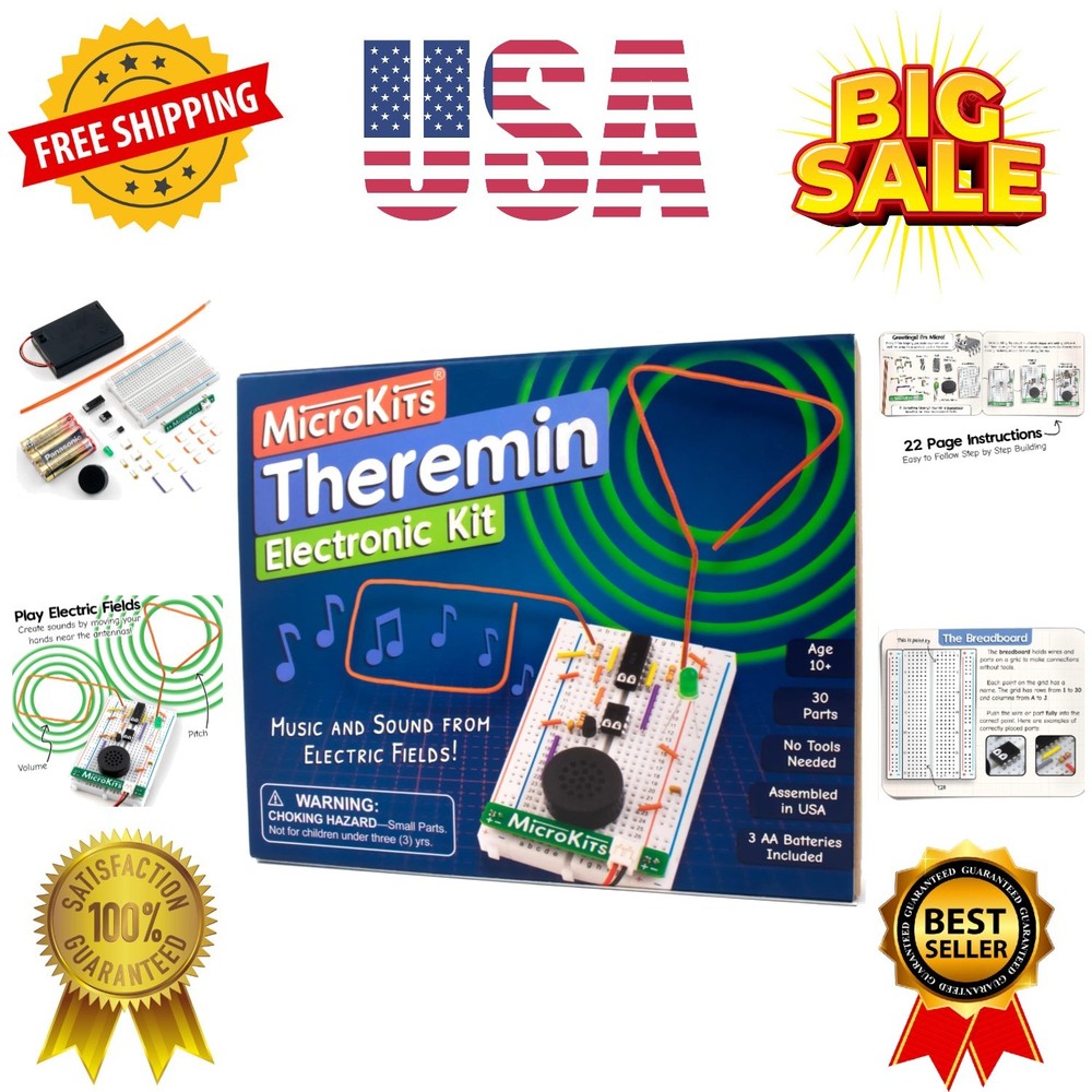 Theremin Electronics Kit | Educational Electronic Music STEAM/STEM Kits for K...