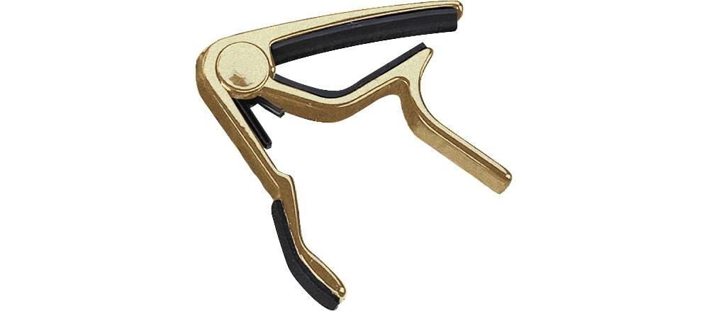 Dunlop Trigger Flat Guitar Capo Gold
