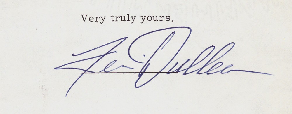 KEIR DULLEA - DOCUMENT SIGNED 03/28/1968
