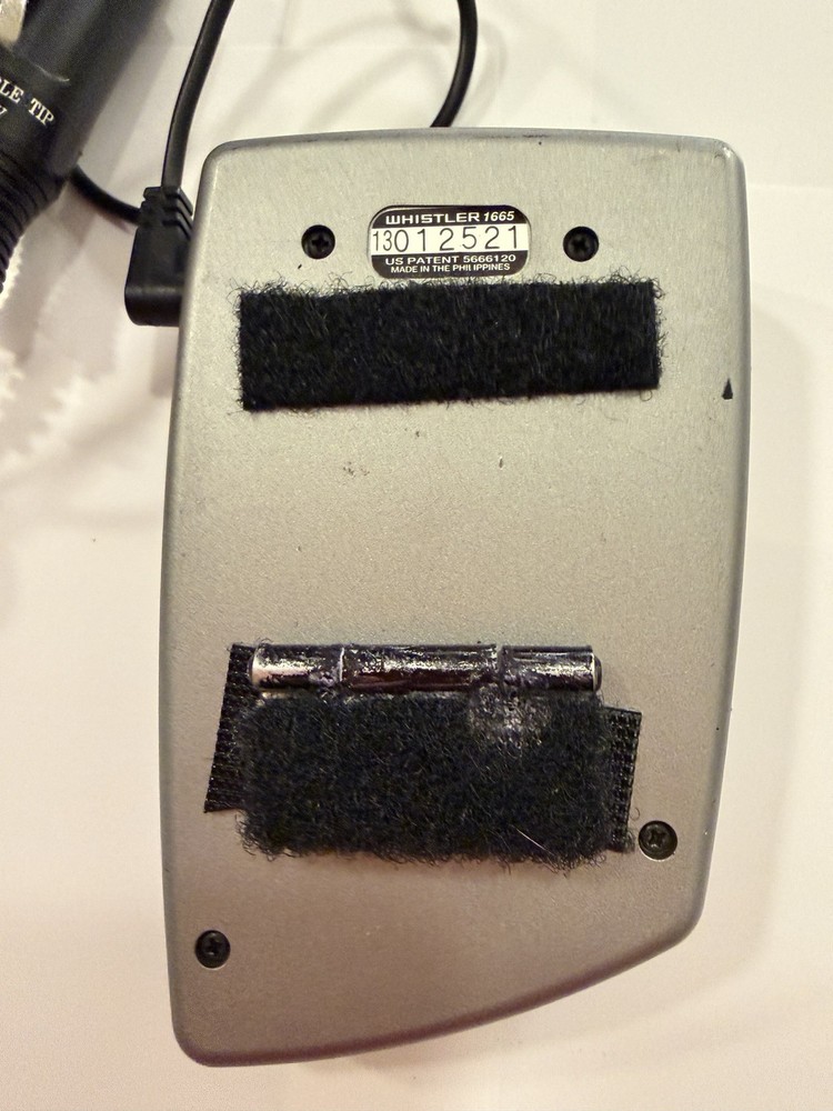 Whistler 1665 Radar Detector Car Plug