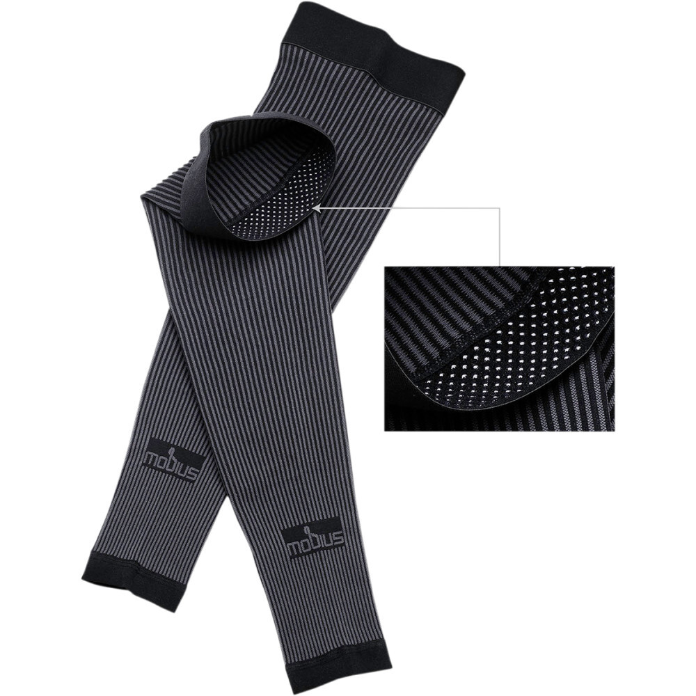 MOBIUS Knee Brace Compression Sleeve (Black/Grey) M (Medium)