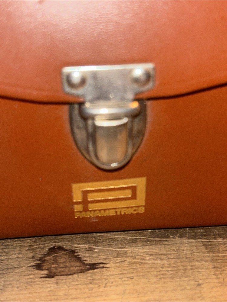 Panametrics Leather Hard CASE carrying case for Electronics (CASE ONLY)