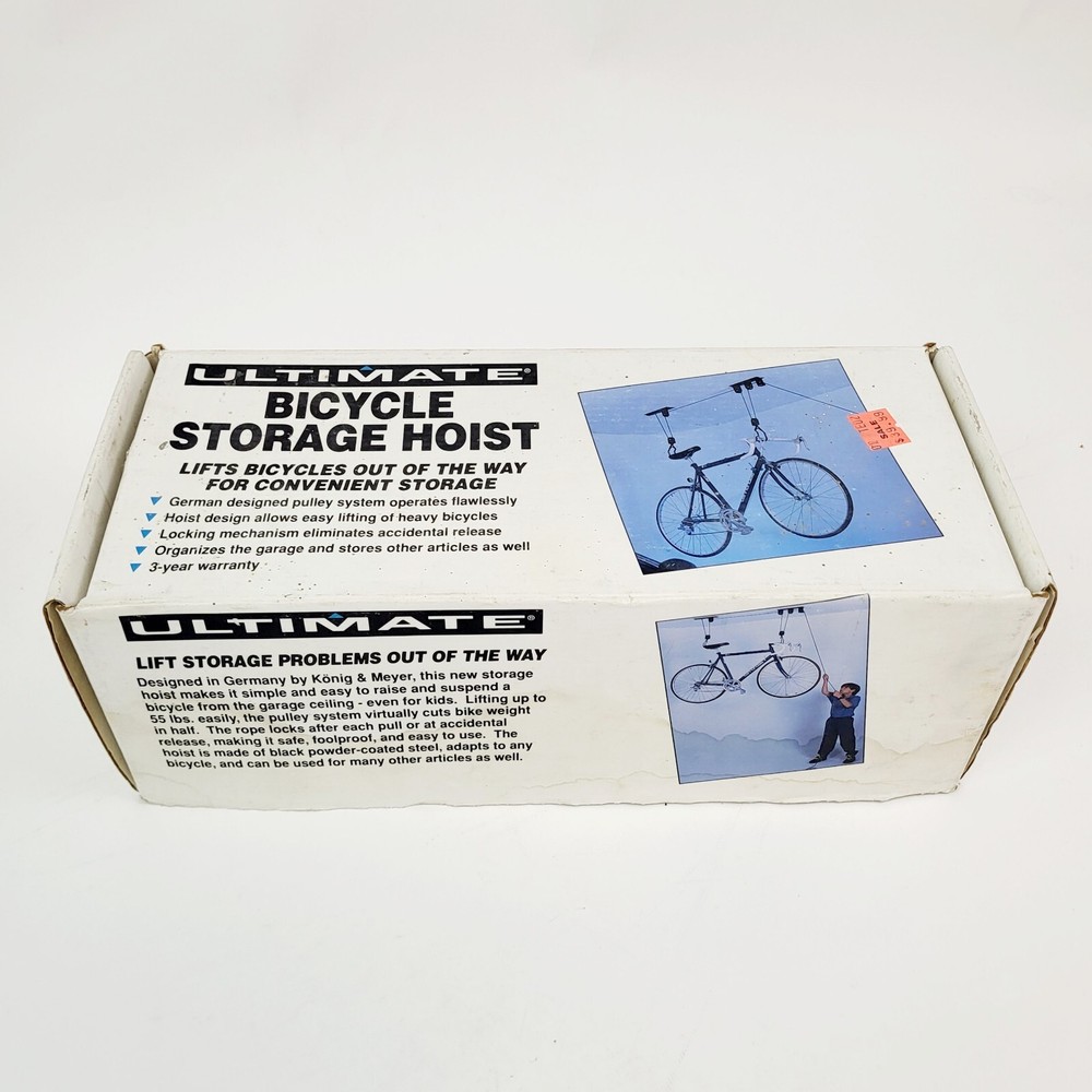 ULTIMATE Bicycle Storage Hoist - Ceiling Mounted Pully System Rack