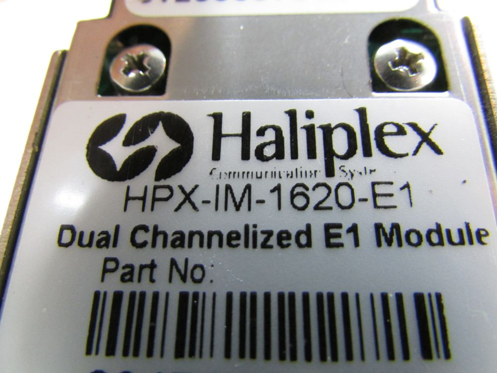 Haliplex HPX-IM-1620-E1 Dual Channelized E1 Module
