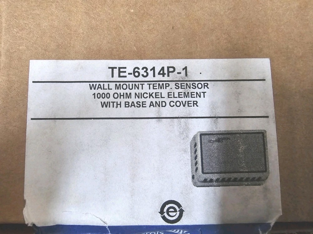 Johnson Controls Wall Mount Temp Sensor TE-6314P-1