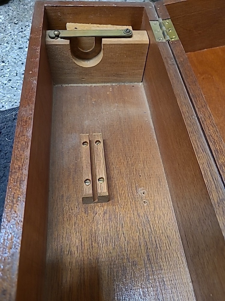 Antique Gurley Engineering Wood Instrument Box