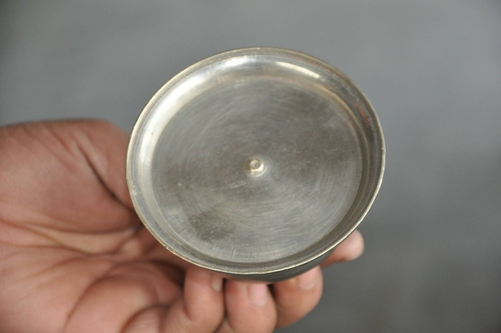 Vintage Brass Handcrafted Fine Solid Different Unique Inkpots