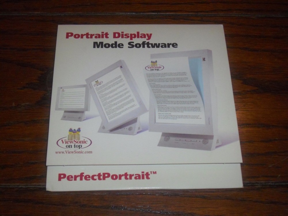 ViewSonic Portrait Display Mode Software CD for Max OS & Windows (95/98/NT)