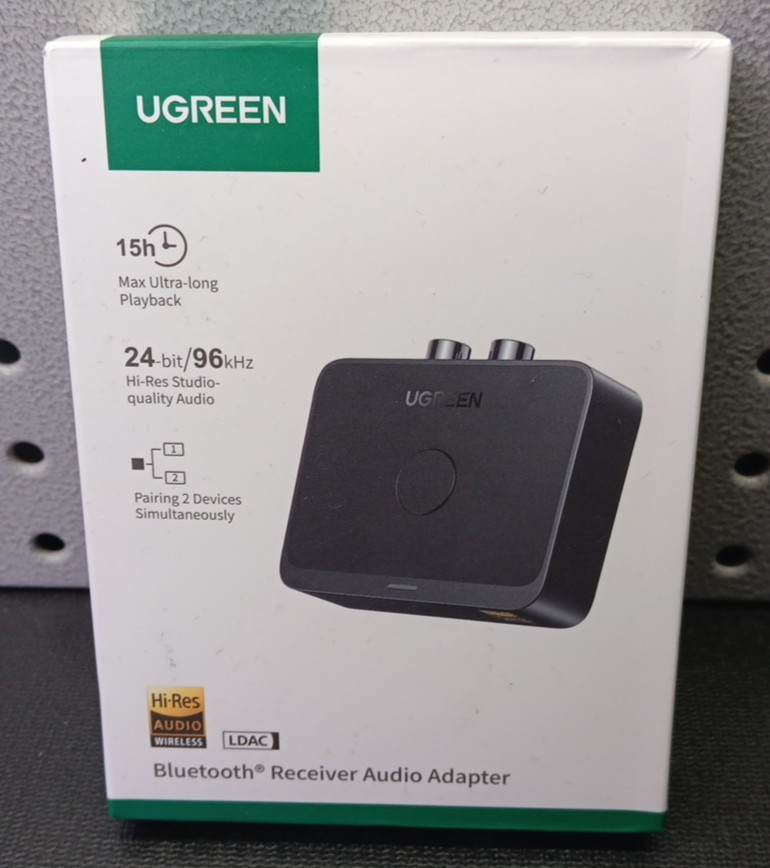 UGREEN Bluetooth 6.0 Receiver with LDAC, Hi-Res Wireless Audio Adapter (bn)