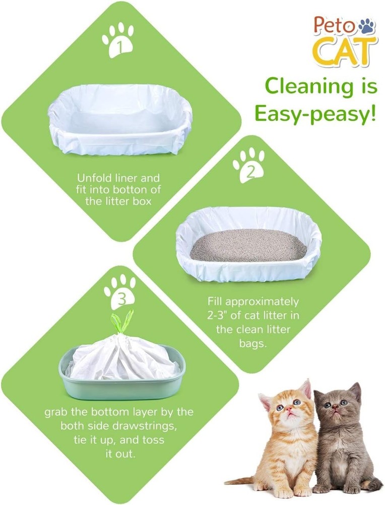 Convenient Drawstring Pet Waste Bags 24 Pack