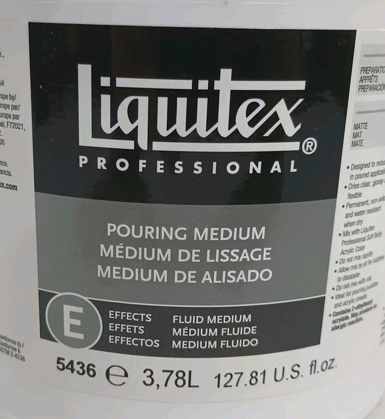 Liquitex Professional Acrylic Gloss Pouring Medium 1-Gallon 127.81 fl.oz.