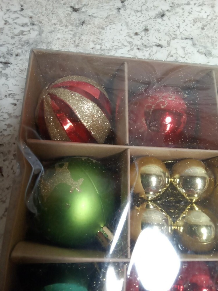 Christmas Tree Decorations Plastic Multicolor