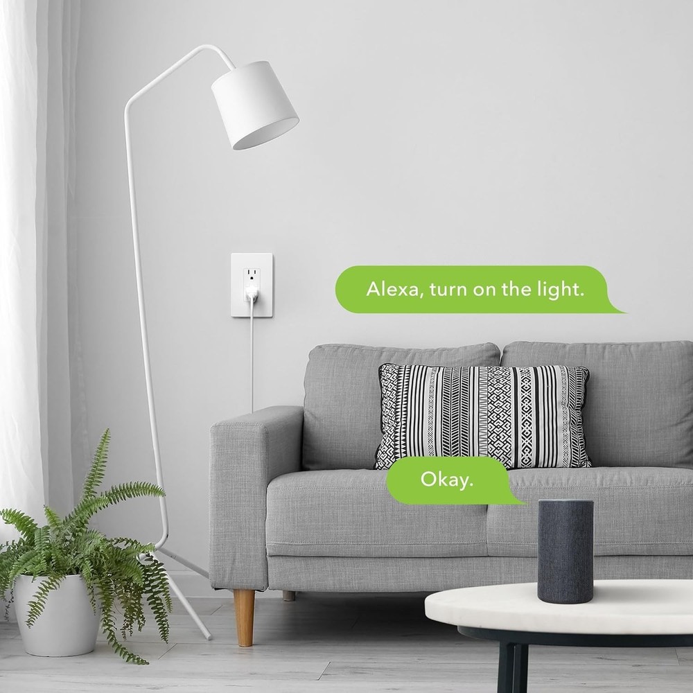 Voice-Controlled Smart Outlet Switch with Timer – Compatible with Alexa & Google