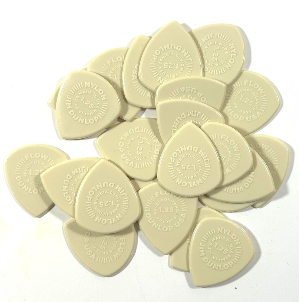 Dunlop Flow Nylon Guitar Picks 1.25mm Extra Heavy 24 Picks