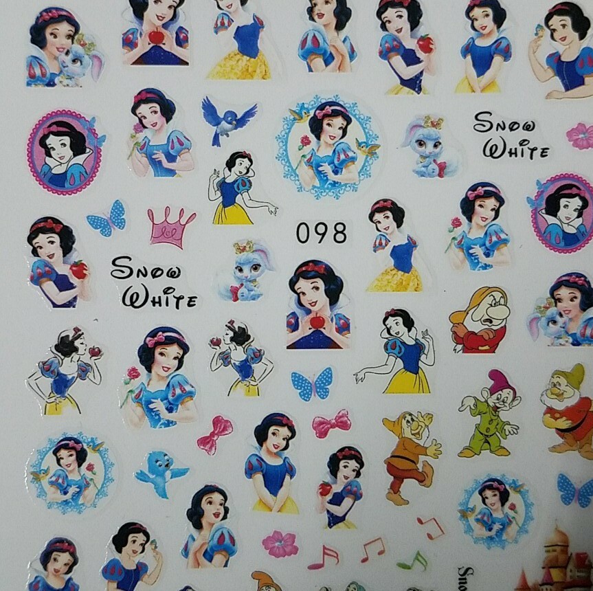 Snow White Nail Stickers