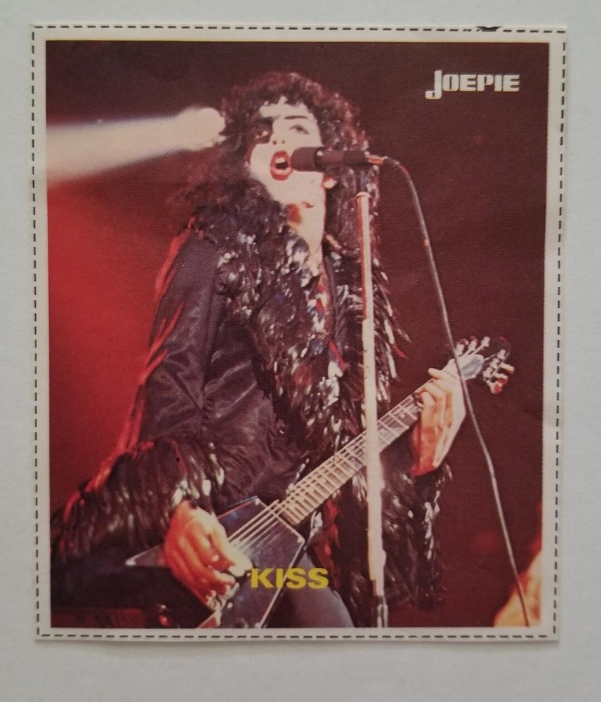 1978 1981 kiss Joepie Magazine Stickers (J05)