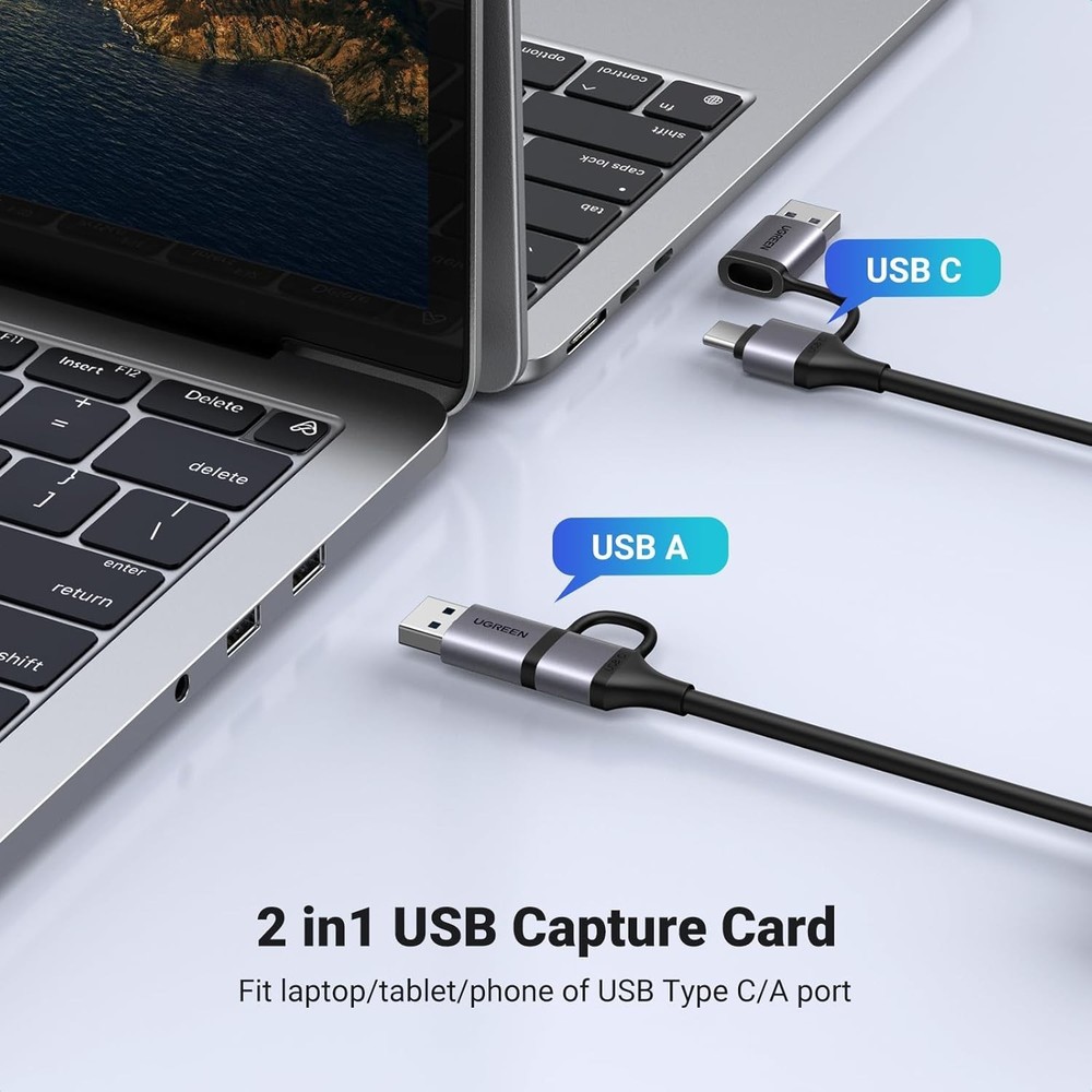 Versatile HDMI Capture Card - 4K Input, Universal Compatibility for Streamers