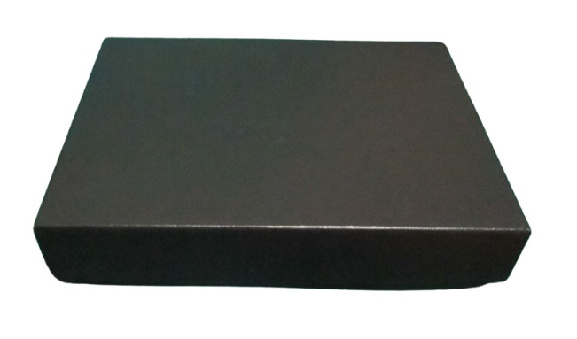 Matte Black Gift Box 9"x7"x1.5"h Solid Cardboard Display Packaging
