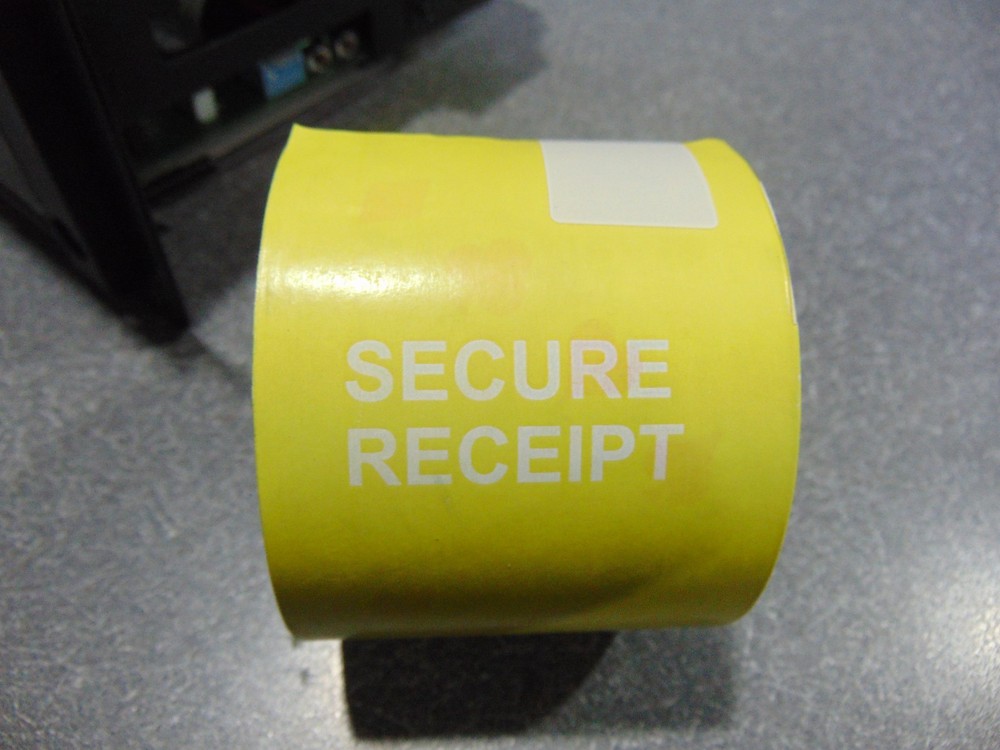 USED ICT GP58-CR PRINTER! GOOD WORKING CONDITION! COMES WITH 2 SECURITY PAPERS