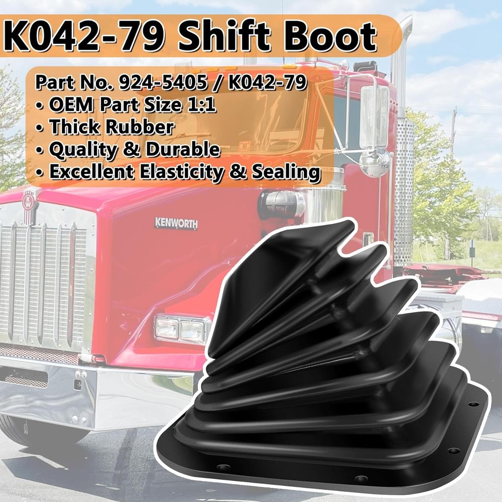 924-5405 Automatic/Manual Transmission Shift Boot, K04279 Shift Knob Boot Cover