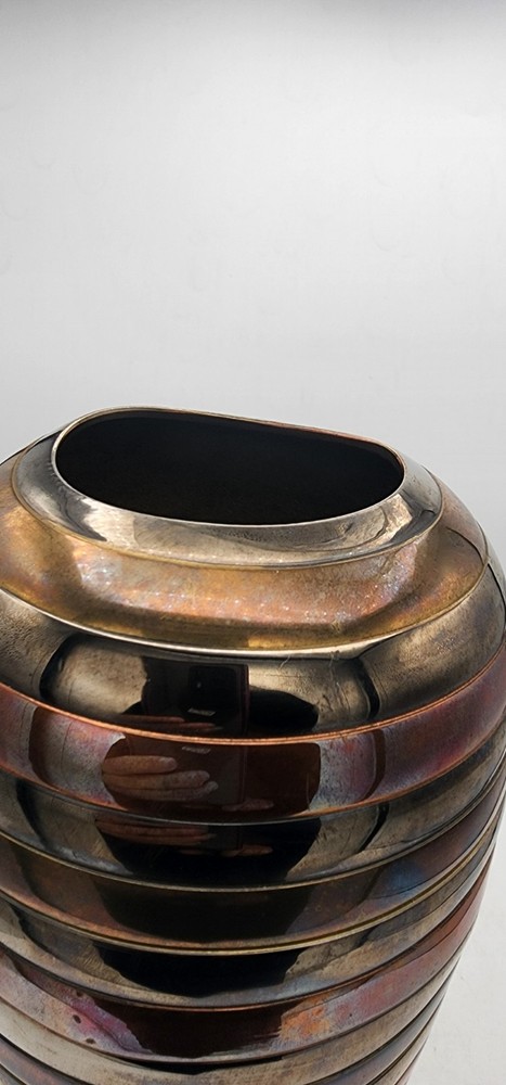 Solid Brass Layered Vase Made In India