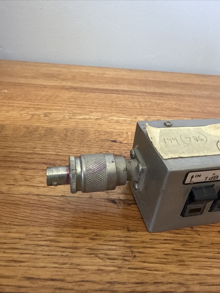 Texscan Corp SA-50 Switchable Attenuator 50 Ohm Untested