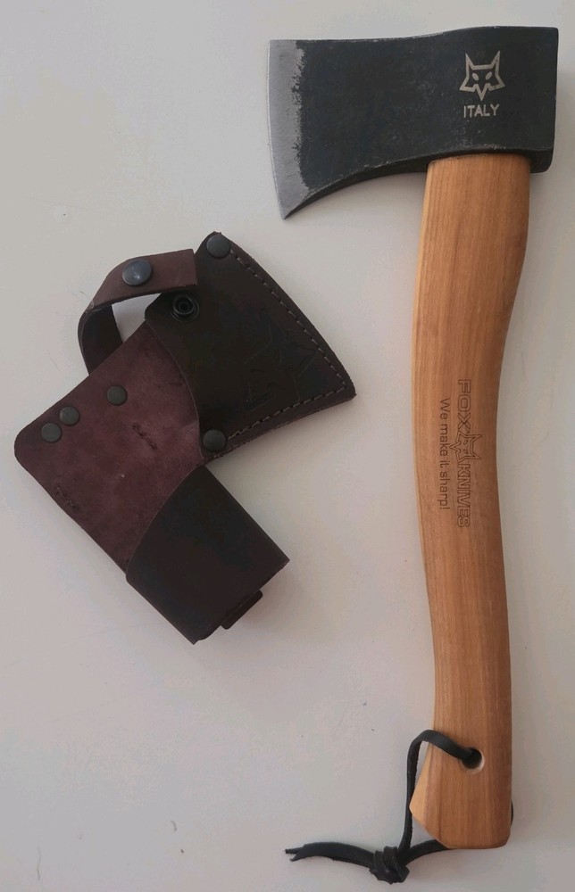 FOX KNIVES - AXE FX-700- Axe with Leather Sheath