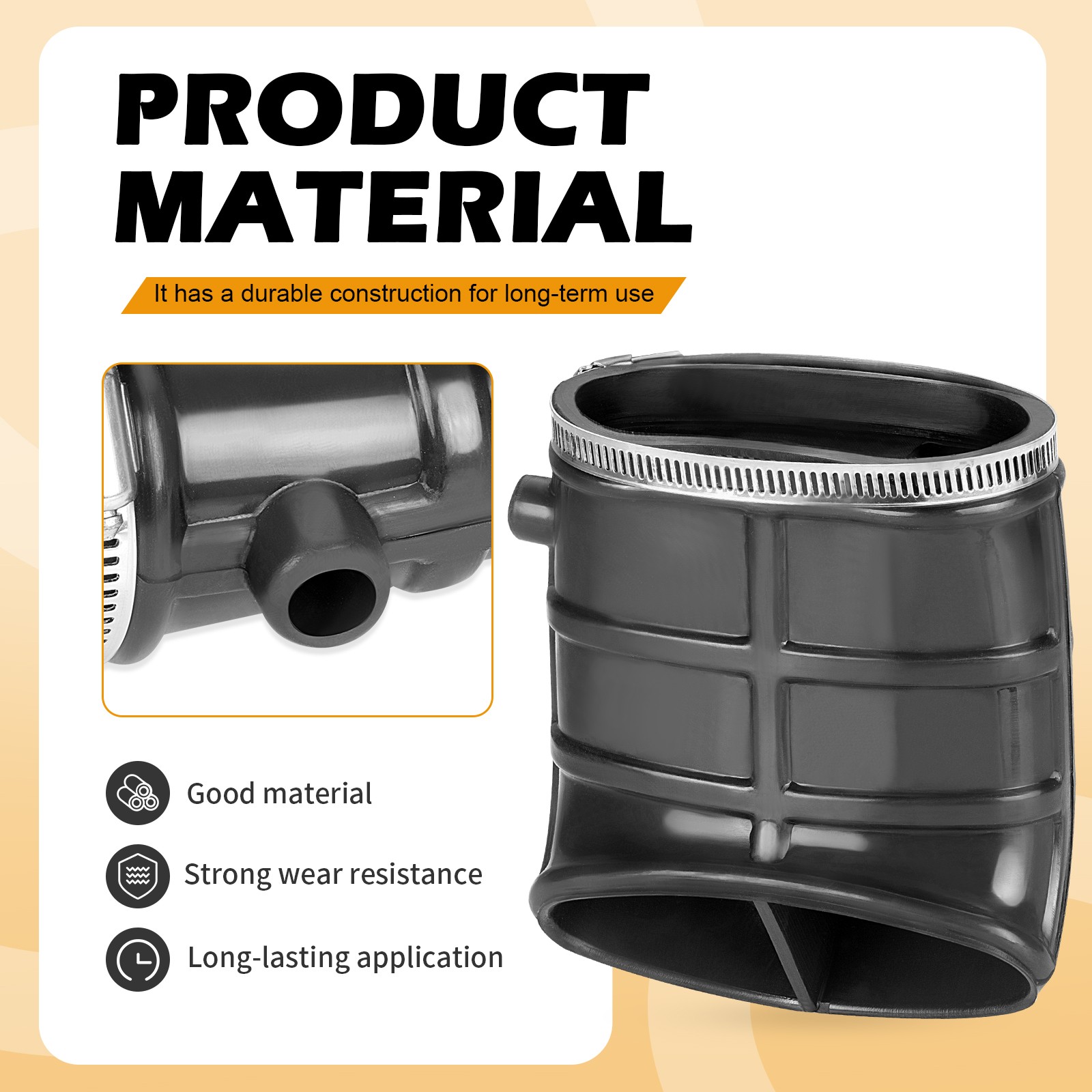 2001-2005 for Yamaha Raptor 660r YFM660R Air Box Intake Duct 5LP-14437-00-00