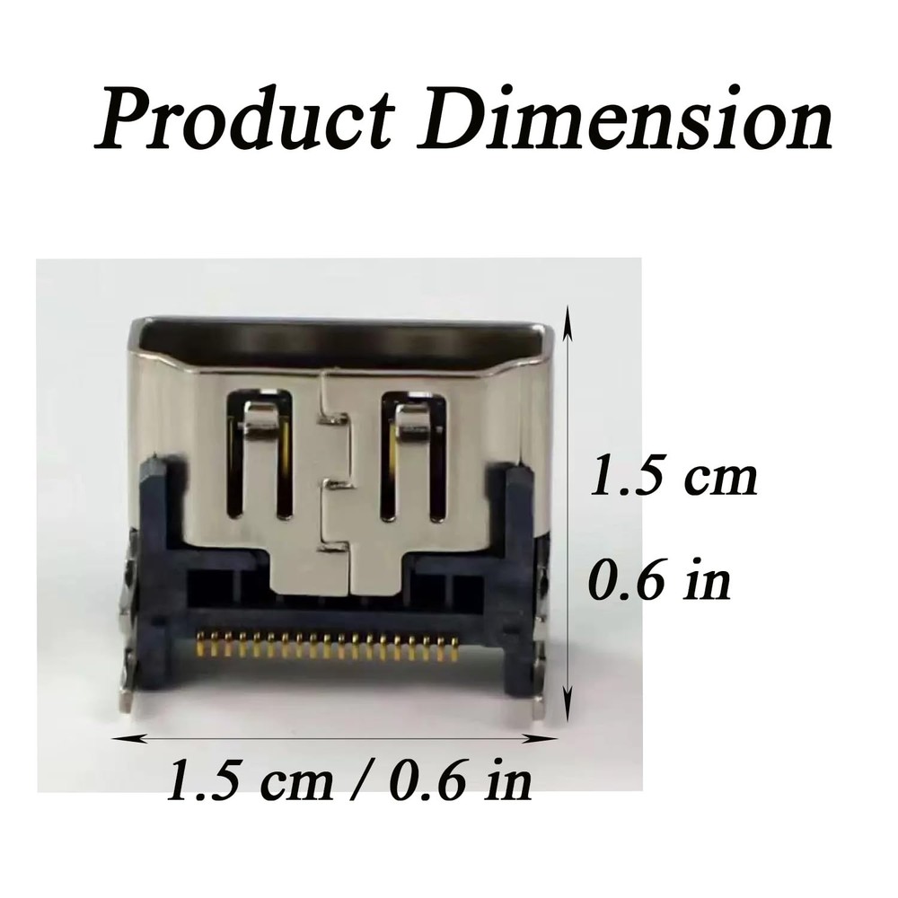 4 Pcs Replacement HDMI Port for PlayStation 5 Display Socket Interface
