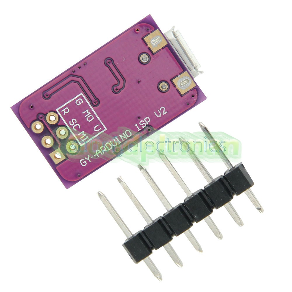 5V Micro USB Tiny AVR ISP ATtiny44 USBTinyISP Programmer For Arduino Bootloader