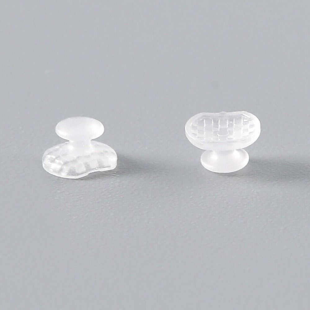 50 Pcs Dental Bondable Composite Ceramic Lingual Button Rectangular Transparent