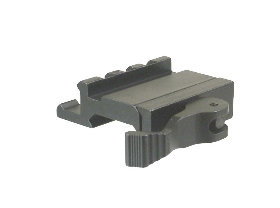 Quick Detach Release Picatinny Offset Mount, 45 Degree, 3 Slots Rail Mount