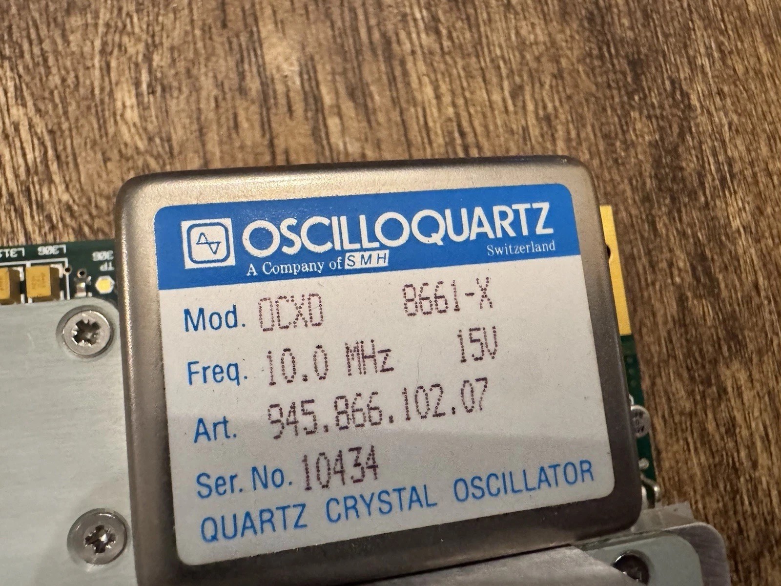 Racal 18-3346A Module With Oscilloquartz 8661 for 6113G Digital Radio Test Set.