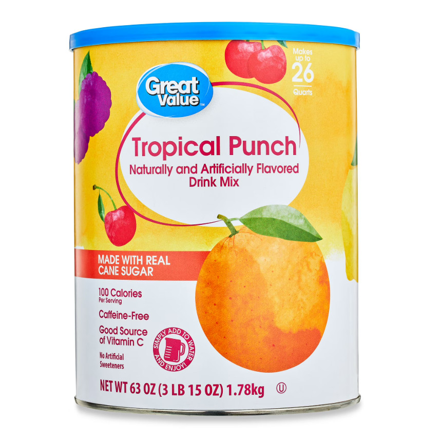 Great Value Tropical Punch, 26 Quart