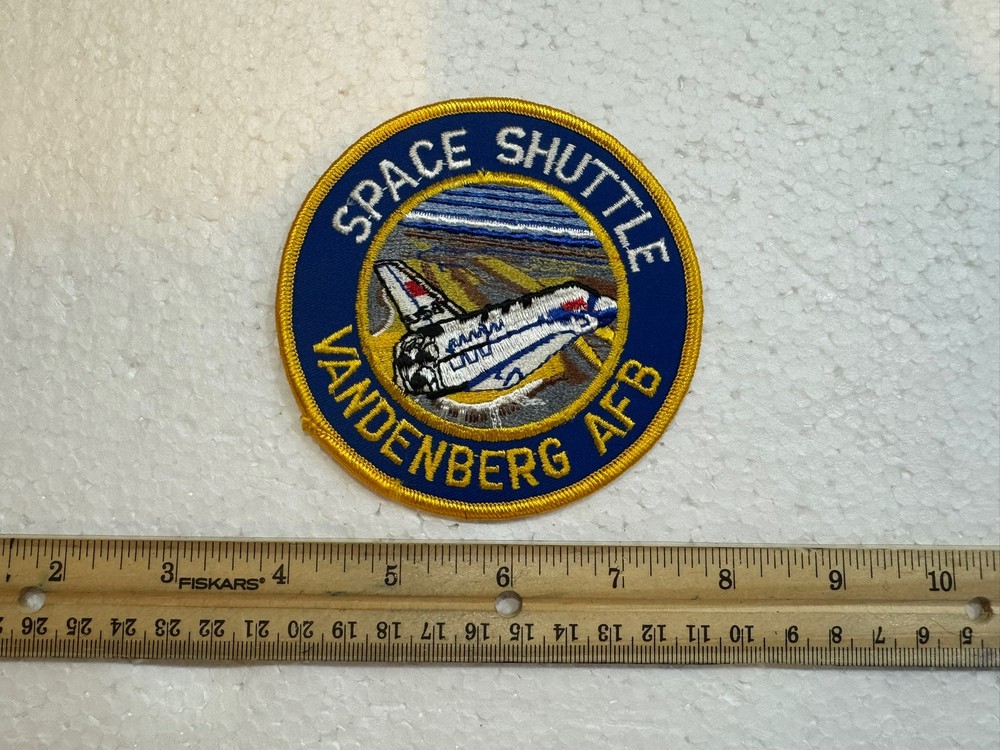Vintage Space Shuttle Vandenberg AFB Air Force NASA Patch